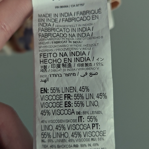 RVCA Women's Linen Blend Floral Hippie Shorts Blossom Romper Pockets - Picture 8 of 13